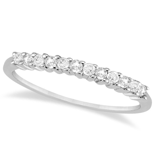 Petite Diamond Bridal Ring Set 14k White Gold (0.35ct)