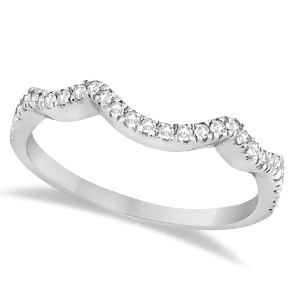 Diamond Infinity Halo Engagement Ring & Band Set Platinum (0.60ct)