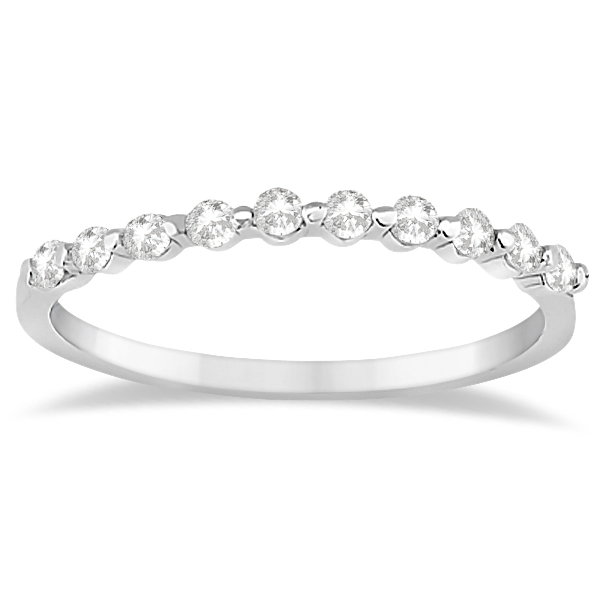 Floral Diamond Halo Engagement Bridal Set 14k White Gold (0.40ct)
