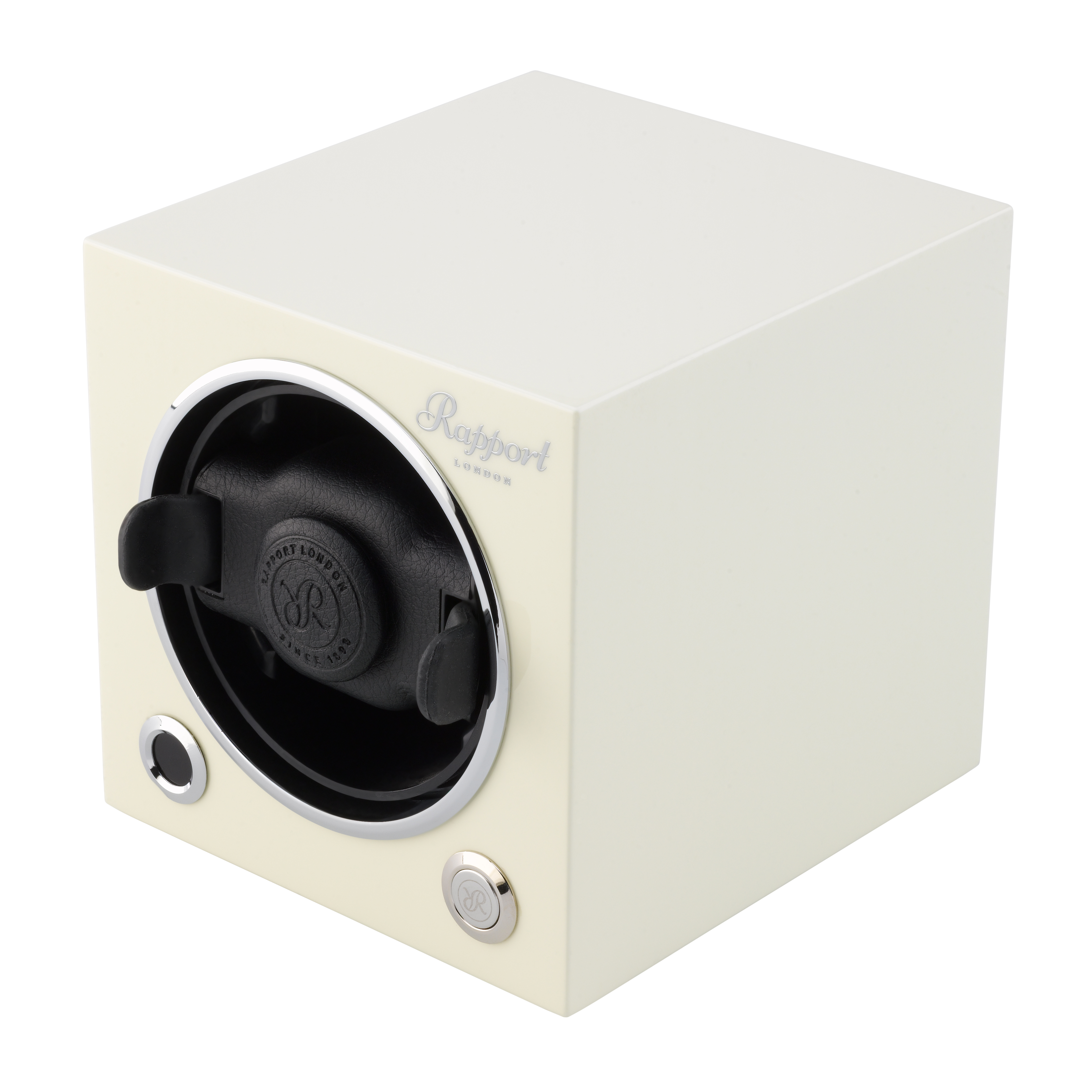 Rapport London Evocube Electric Single Watch Winder Polar White