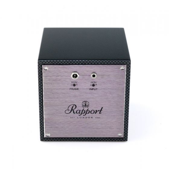 Rapport London Evocube Electric Single Watch Winder Carbon Fiber