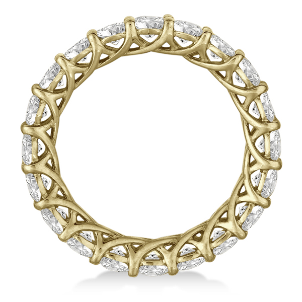 Luxury Diamond Eternity Band Anniversary Ring 14k Yellow Gold (3.00ct)