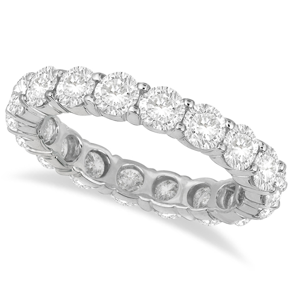 Diamond Eternity Ring Wedding Band Palladium (3.75ct)
