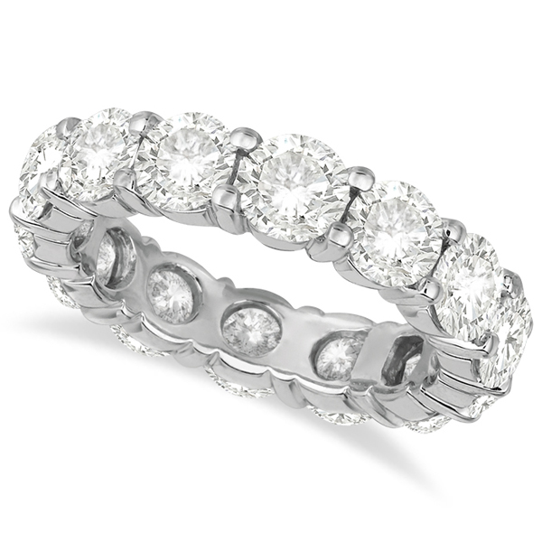 Diamond Eternity Ring Wedding Band Palladium (6.00ct)