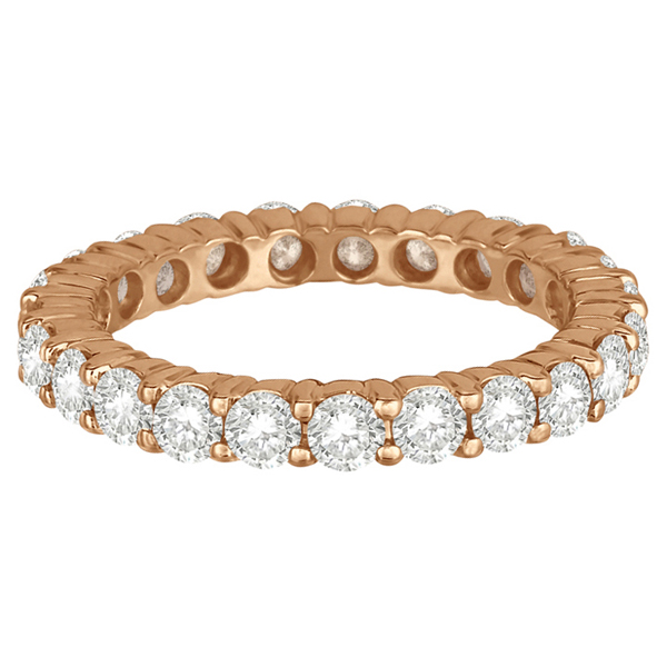 Diamond Eternity Ring Wedding Band 14k Rose Gold (6.00ct)