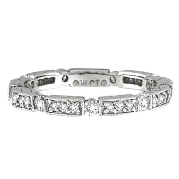 Diamond Anniversary Band 14k White Gold (0.50 ctw)