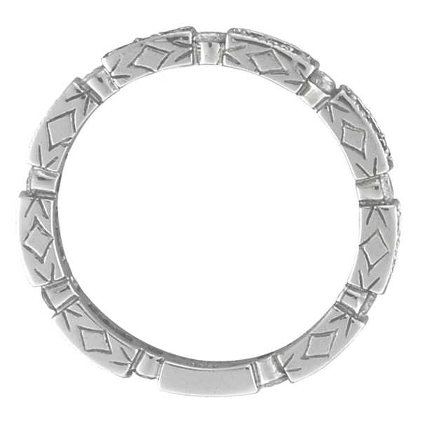 Diamond Anniversary Band 14k White Gold (0.50 ctw)