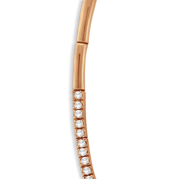 Diamond Choker Tennis Necklace in 14k Rose Gold (2.31ct) Allurez