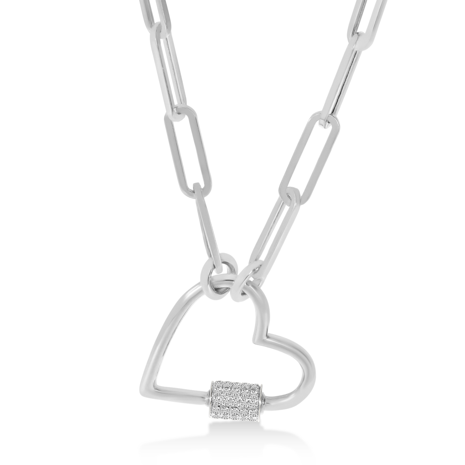 アクセサリー Bijou R.I Puffy Heart Carabiner Necklace Bijou R.I/Puffy Heart Carabiner Necklace