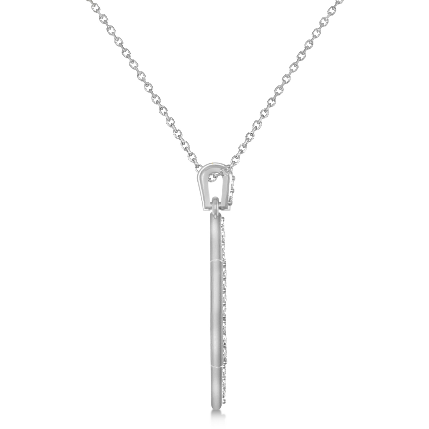 Diamond Jewish Star of David Pendant Necklace 14k White Gold (1.05ct)