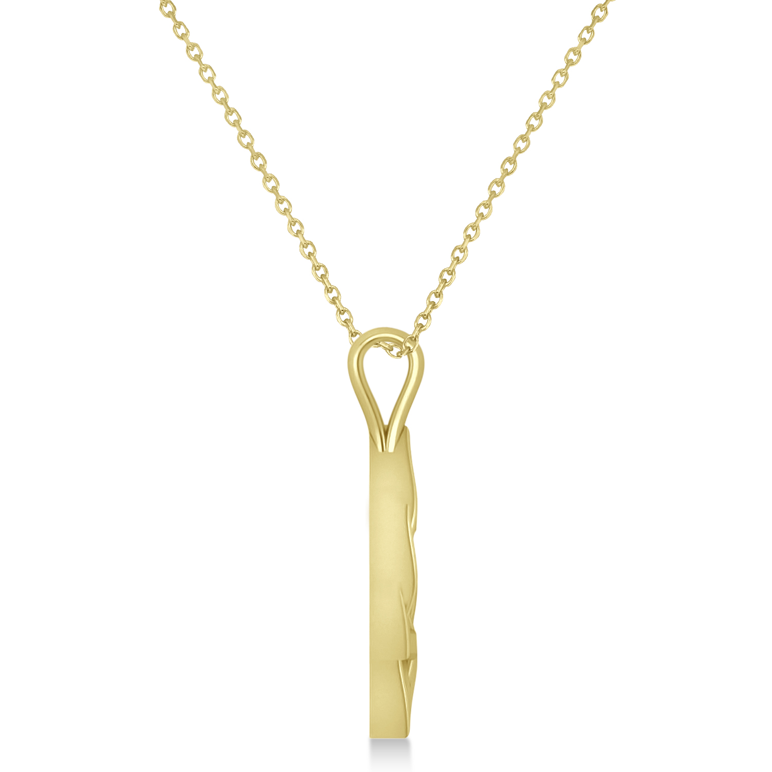 Jewish Star of David Pendant Necklace 14K Yellow Gold