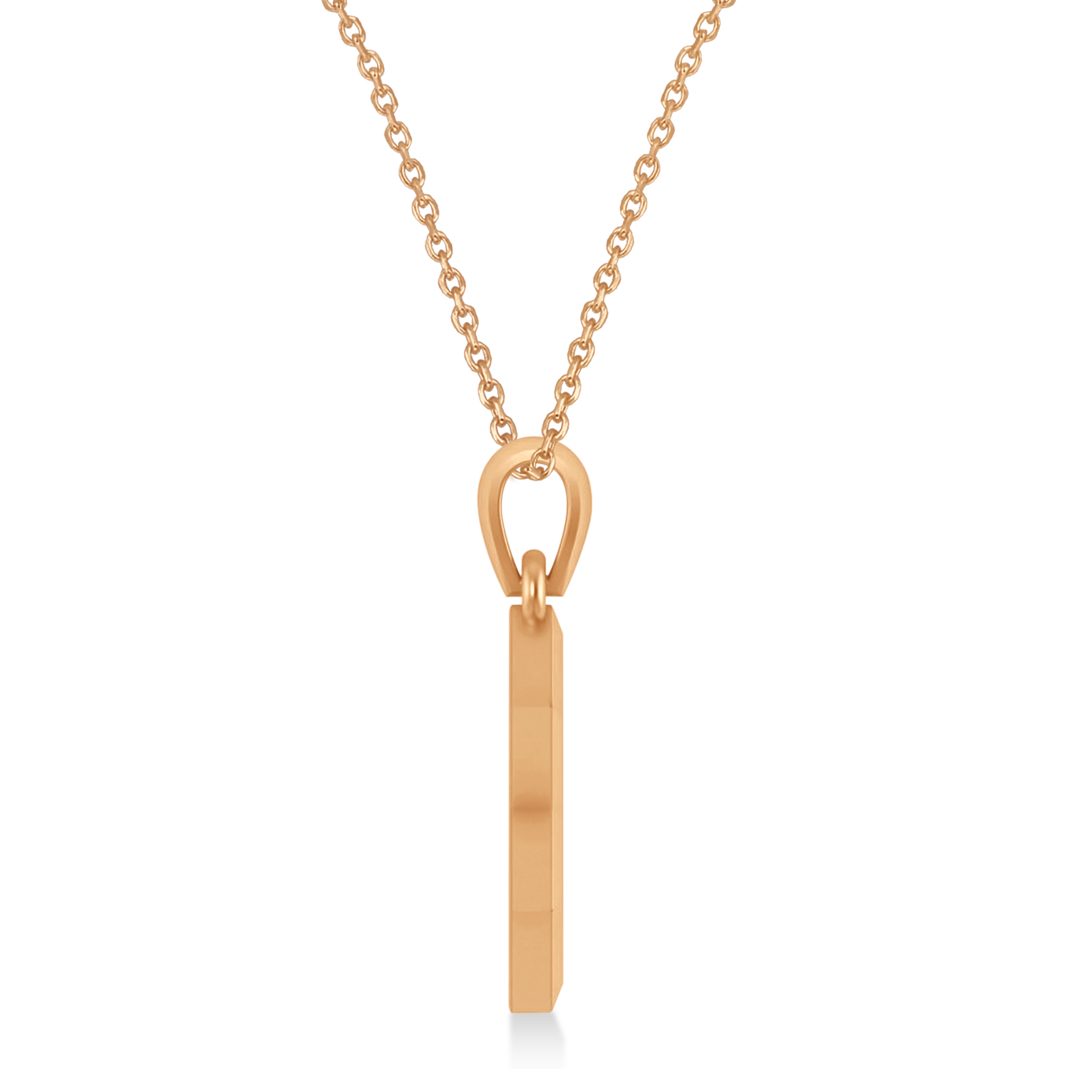 Diamond Jewish Star of David Pendant Necklace 14K Rose Gold (0.24ct)