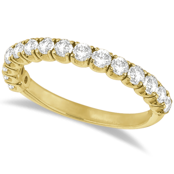 Lab Grown Diamond Wedding Band Anniversary Ring in 14k Yellow Gold (1.00ct)