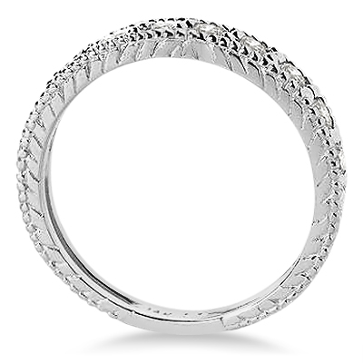 Diamond Anniversary Ring 14k White Gold (0.55 ctw)