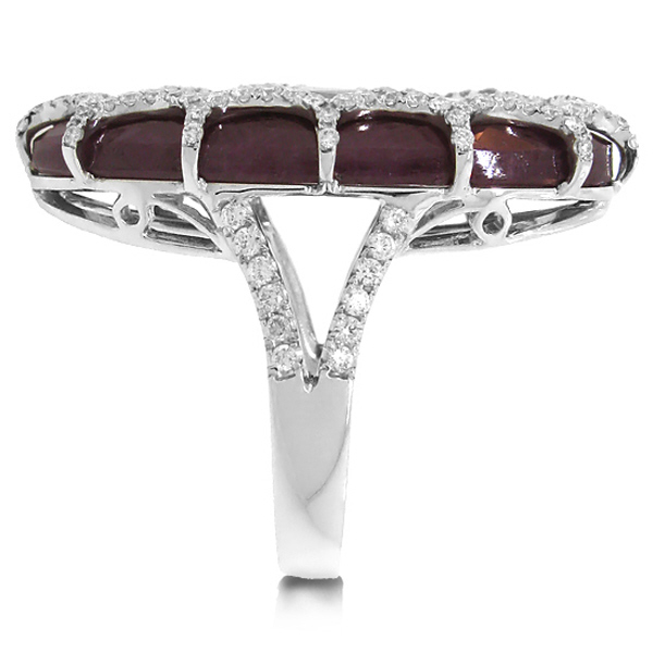 flat ruby ring