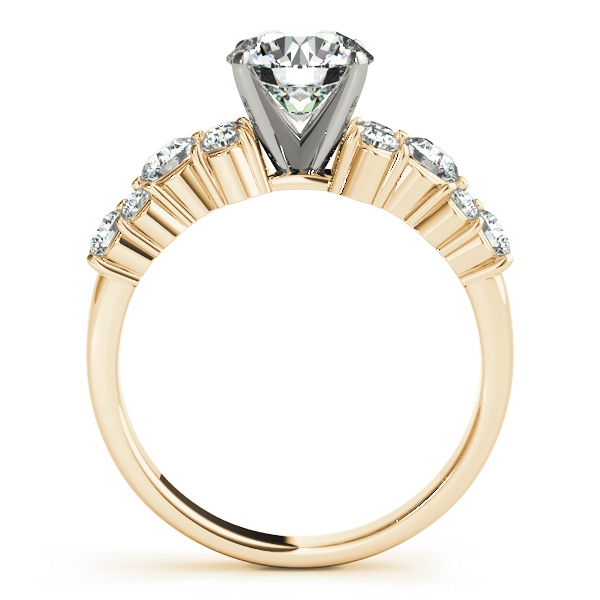 Diamond Garland Engagement Ring Setting 14K Yellow Gold (0.66ct)