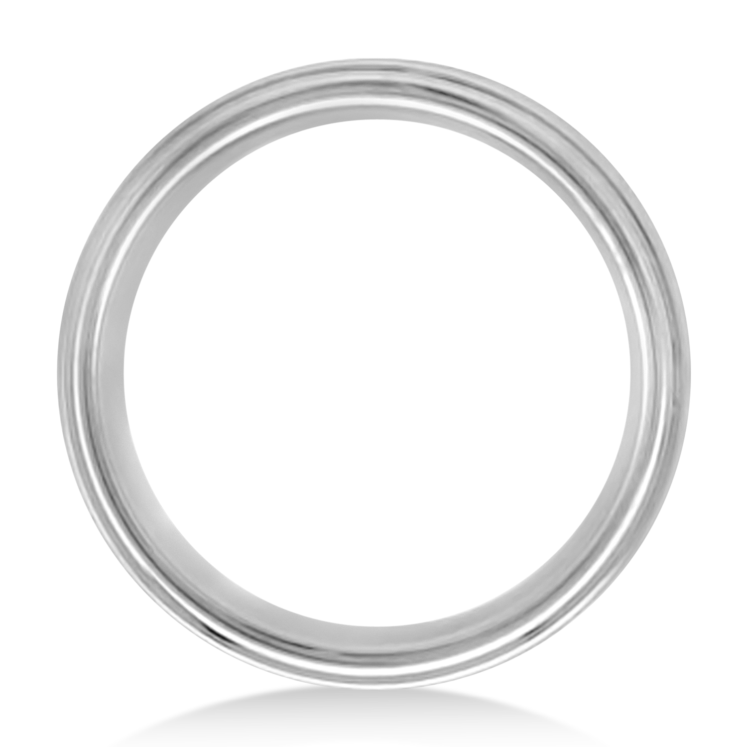 Men's Ridged Edged Satin Tungsten Band (8mm)