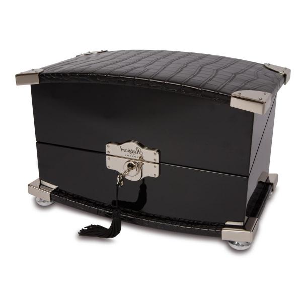 Rapport London Serpentine Dual Watch Winder in Ebony Wood