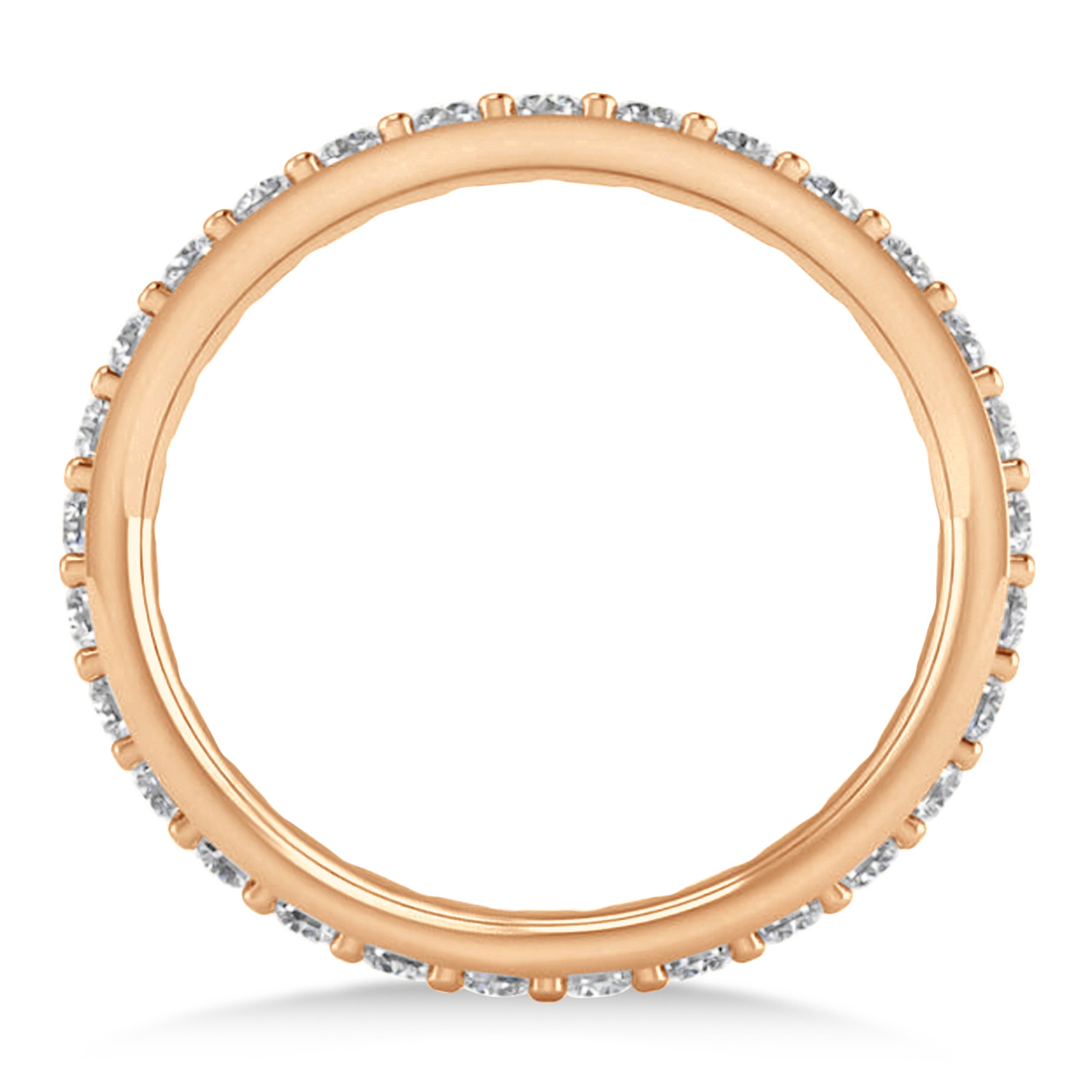 Diamond Eternity Wedding Band 14k Rose Gold (0.87ct)
