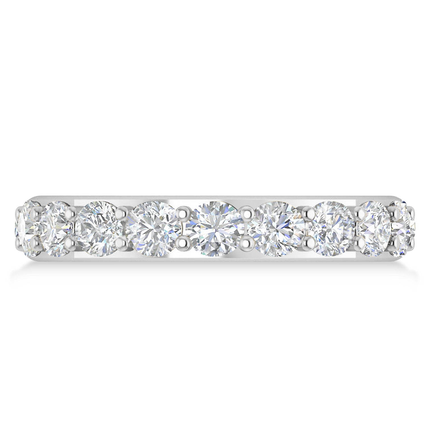 Diamond Eternity Wedding Band 14k White Gold (2.85ct)