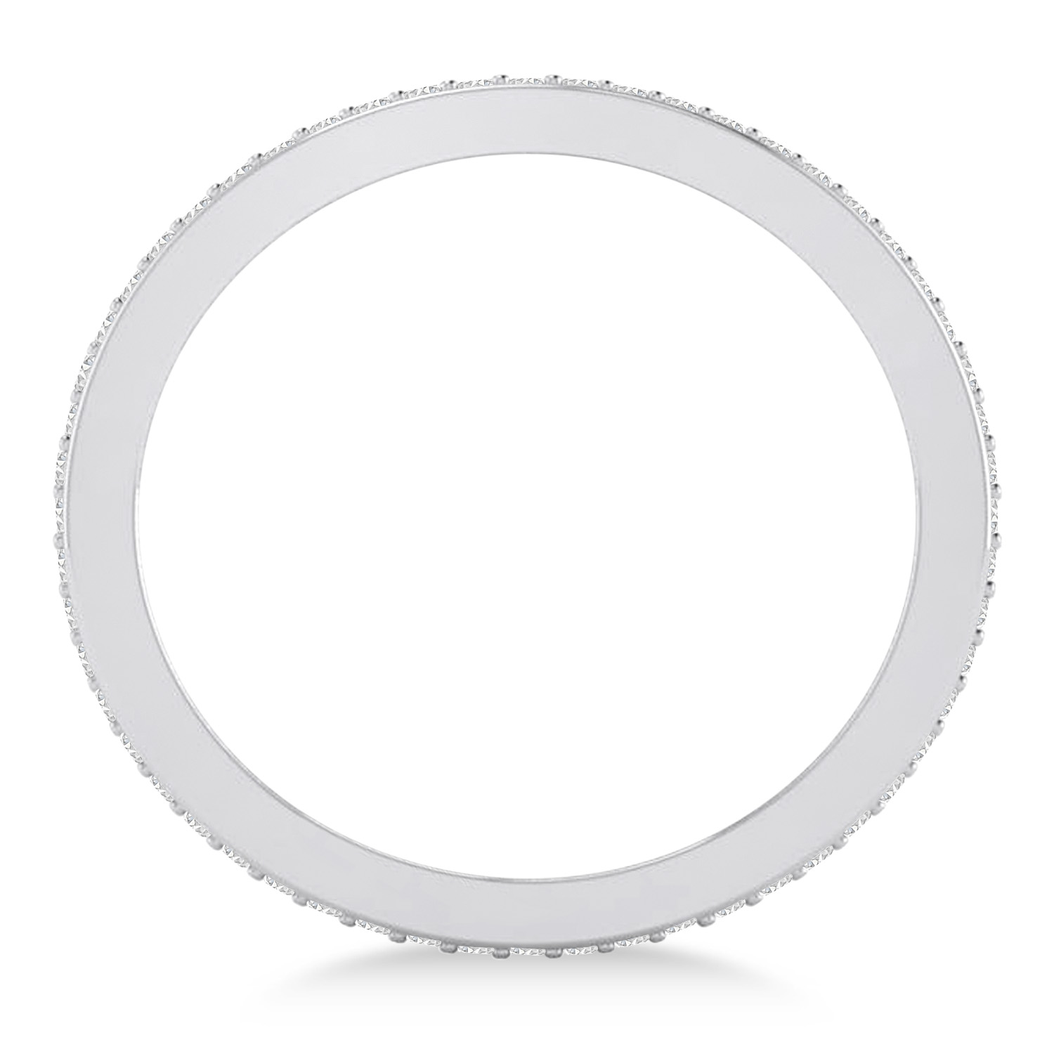 Diamond Eternity Channel Set Wedding Band 14k White Gold (0.28ct)