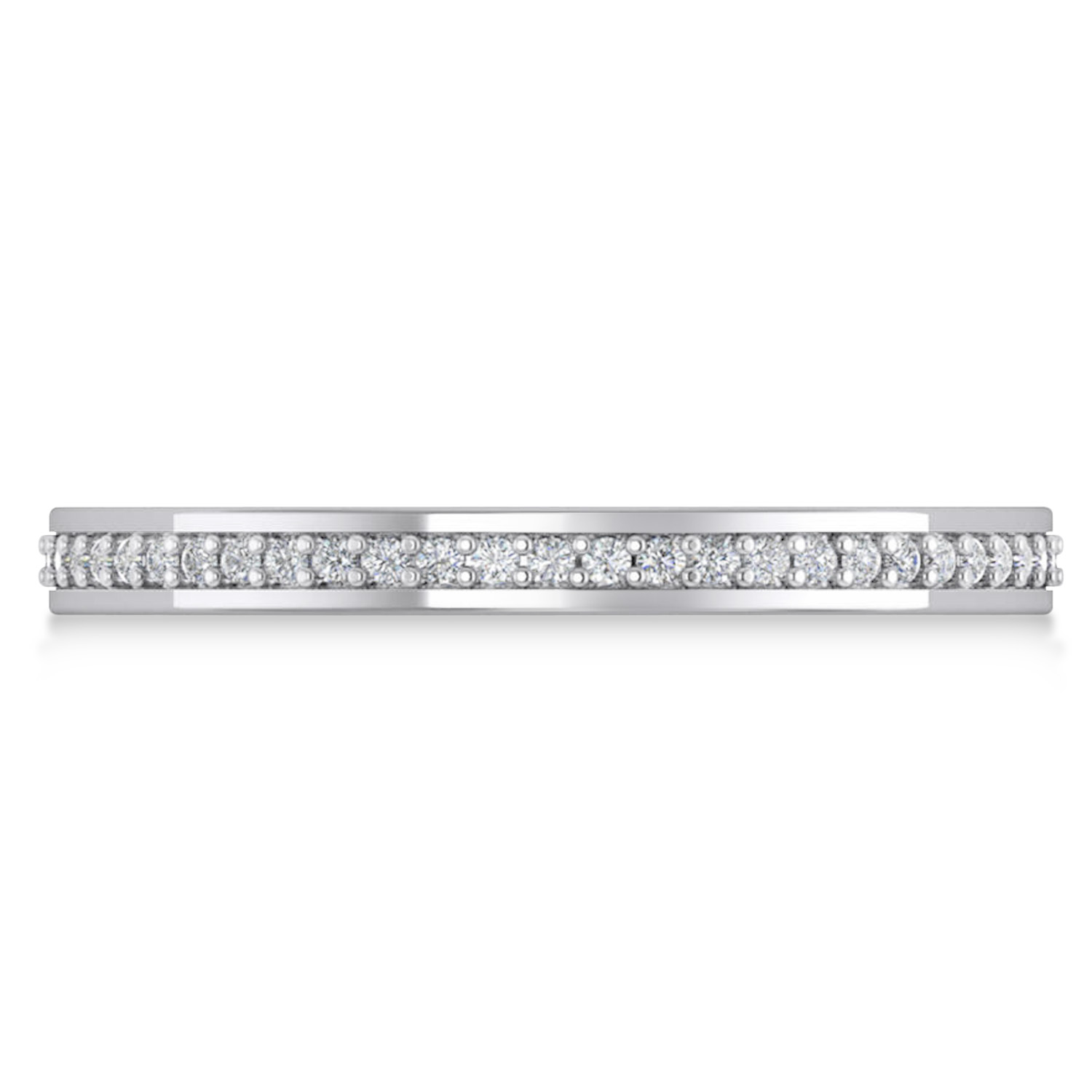 Diamond Eternity Channel Set Wedding Band 14k White Gold (0.28ct)