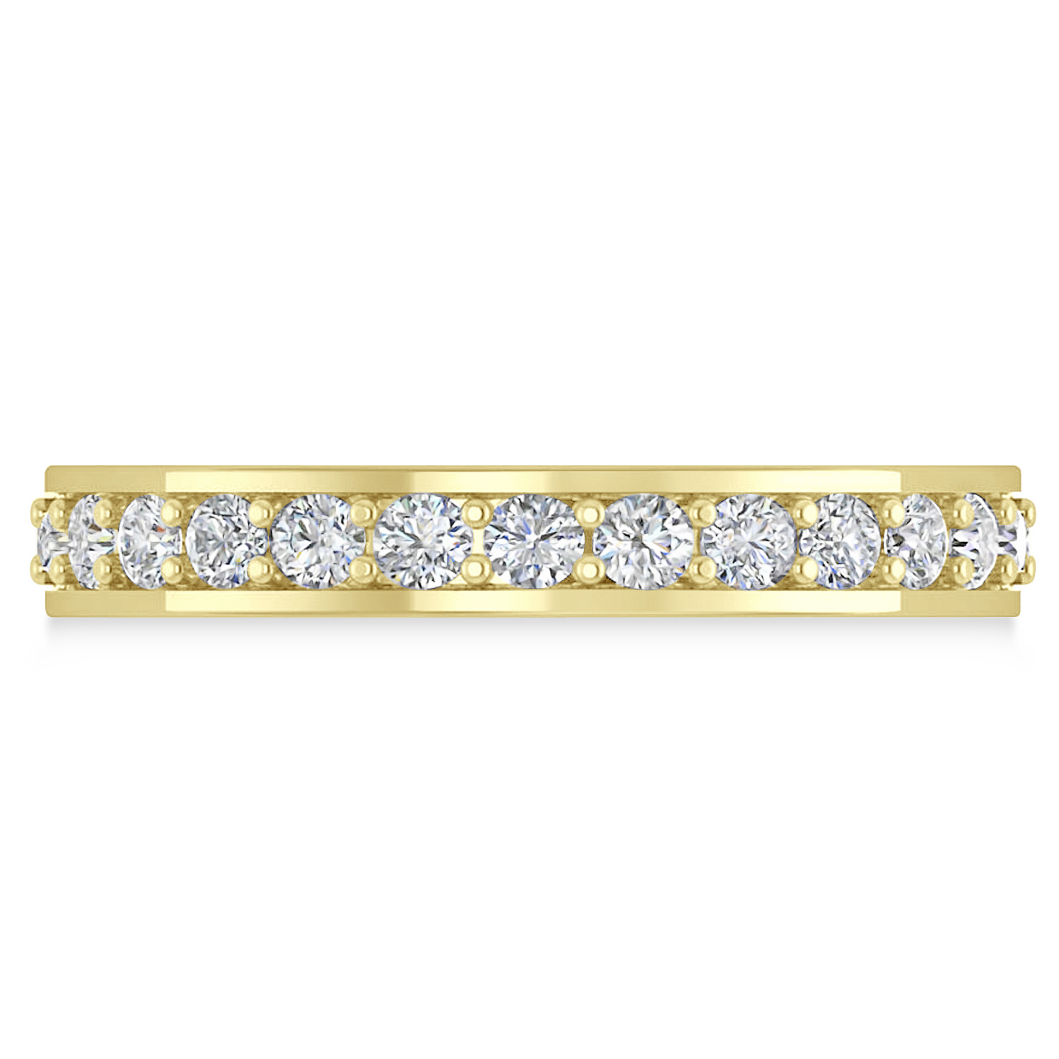 Diamond Eternity Wedding Band 14k Yellow Gold (1.08ct)