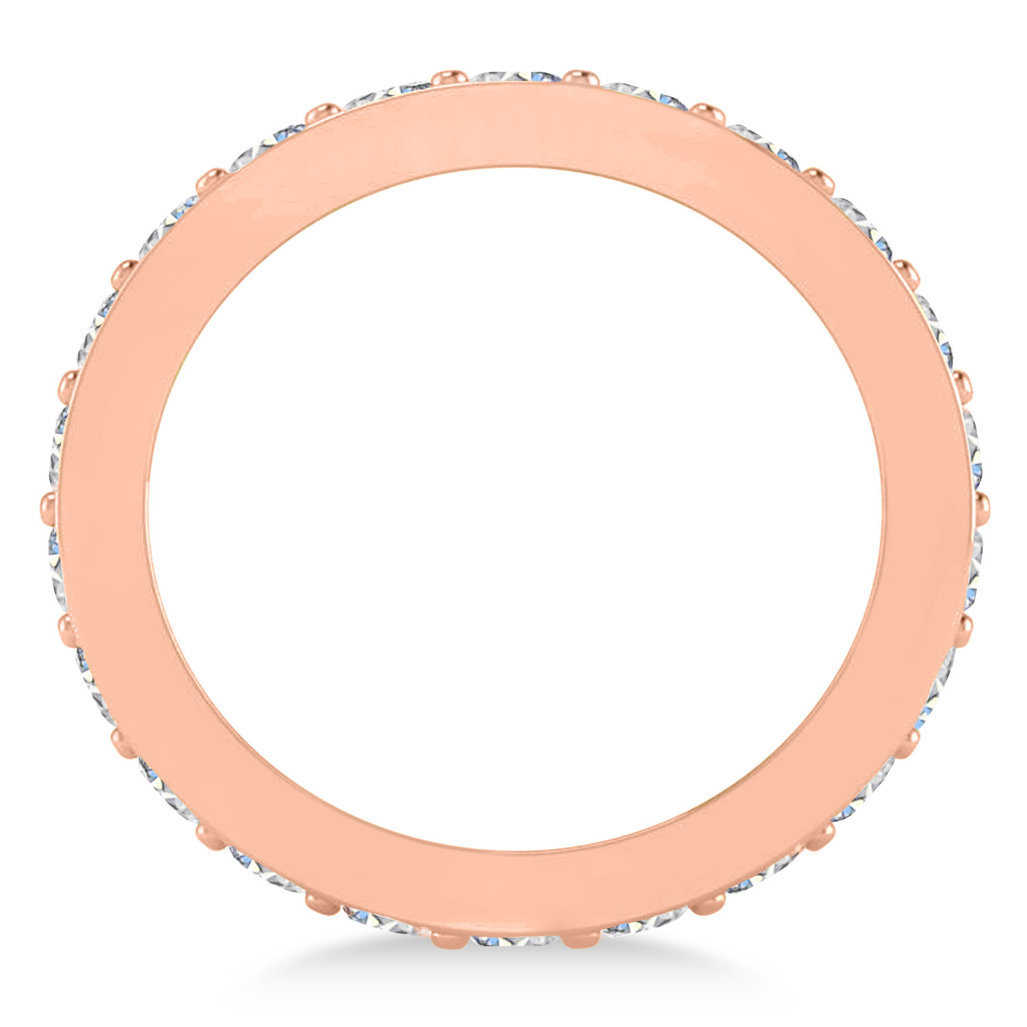 Diamond Eternity Wedding Band 14k Rose Gold (1.61ct)