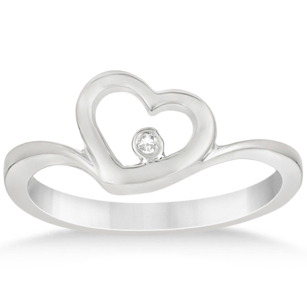 Heart band rings for women near me open