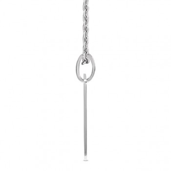 Playing Card Pendant Necklace Sterling Silver