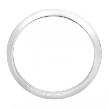 Women's Knife Edge Wedding Band in 14k White Gold (2.7 mm)