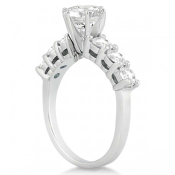 Seven-Stone Diamond Engagement Ring in 14k White Gold (0.30 ctw)