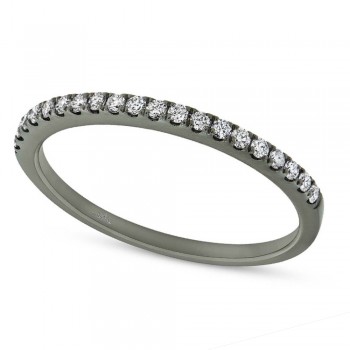 0.20ct 14k Black Rhodium Diamond Lady's Band