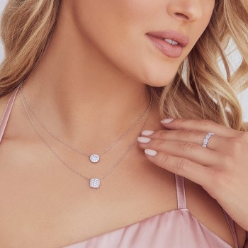 Diamond Baguette Half Eternity Ring 14k White Gold (0.46ct)