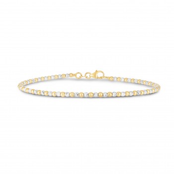 Stackable Bead Bracelet in 14k Yellow Gold