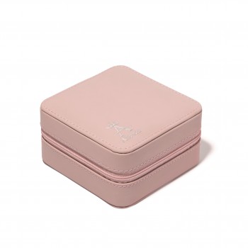 Allurez Jewelry Travel Case Mauve Vegan Leather Allurez Jewelry Travel Case Mauve Vegan Leather