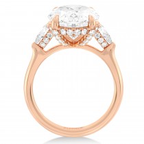 Oval Lab Diamond Bridal Set 14K Rose Gold (7.33ct)