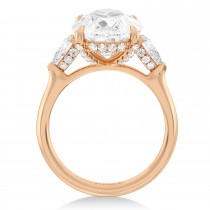 Pear Lab Diamond Bridal Set 14K Rose Gold (5.33ct)