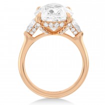 Pear Lab Diamond Bridal Set 14K Rose Gold (7.33ct)