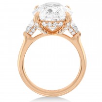 Pear Lab Diamond Bridal Set 14K Rose Gold (8.33ct)