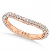 Emerald Lab Diamond Bridal Set 14K Rose Gold (9.77ct)