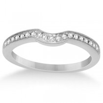 Halo Diamond Engagement Ring & Band Bridal Set 14K White Gold 1.27ct