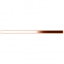 Horizontal Solitaire Bar Ring 14k Rose Gold