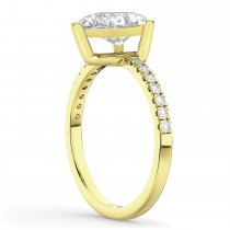 Pear Cut Lab Grown Diamond Engagement Ring 14K Yellow Gold (2.21ct)