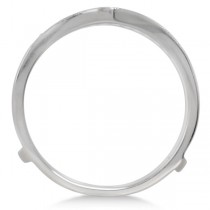 Ladies Diamond Ring Guard, Enhancer in 14K White Gold 0.25ctw