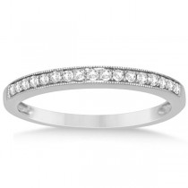 Diamond Cluster Engagement Ring Wedding Ring 14K W. Gold 0.58ct