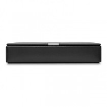 WOLF Heritage Men's Black Faux Leather Jewelry Box w/ 15 Compartments Home/Travel