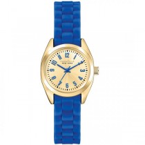 Caravelle Women's Mini Brights Collection Blue Band Metal Watch