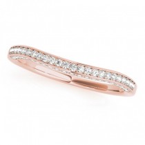 Three Stone Round Bridal Set 14k Rose Gold (1.92ct)