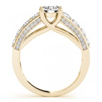 Trellis Diamond Engagement Ring Bridal Set 18k Yellow Gold (3.00ct)